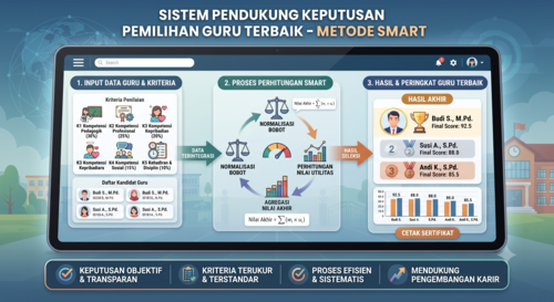 Sistem Pendukung Keputusan Pemilihan Guru Terbaik dengan Metode SMART